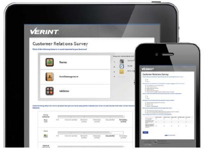 FIGURE 4: Verint Mobile Enterprise Feedback Management empowers customers to give feedback from anywhere using their mobile devices